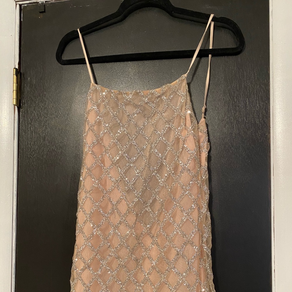 Pretty little things champagne and silver glitter